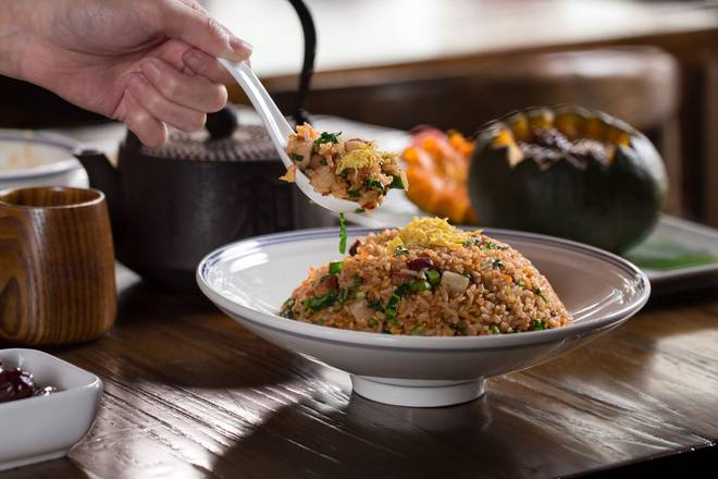 Fried Rice with BBQ Pork and Soy Sauce / 烤肉醬油炒飯
